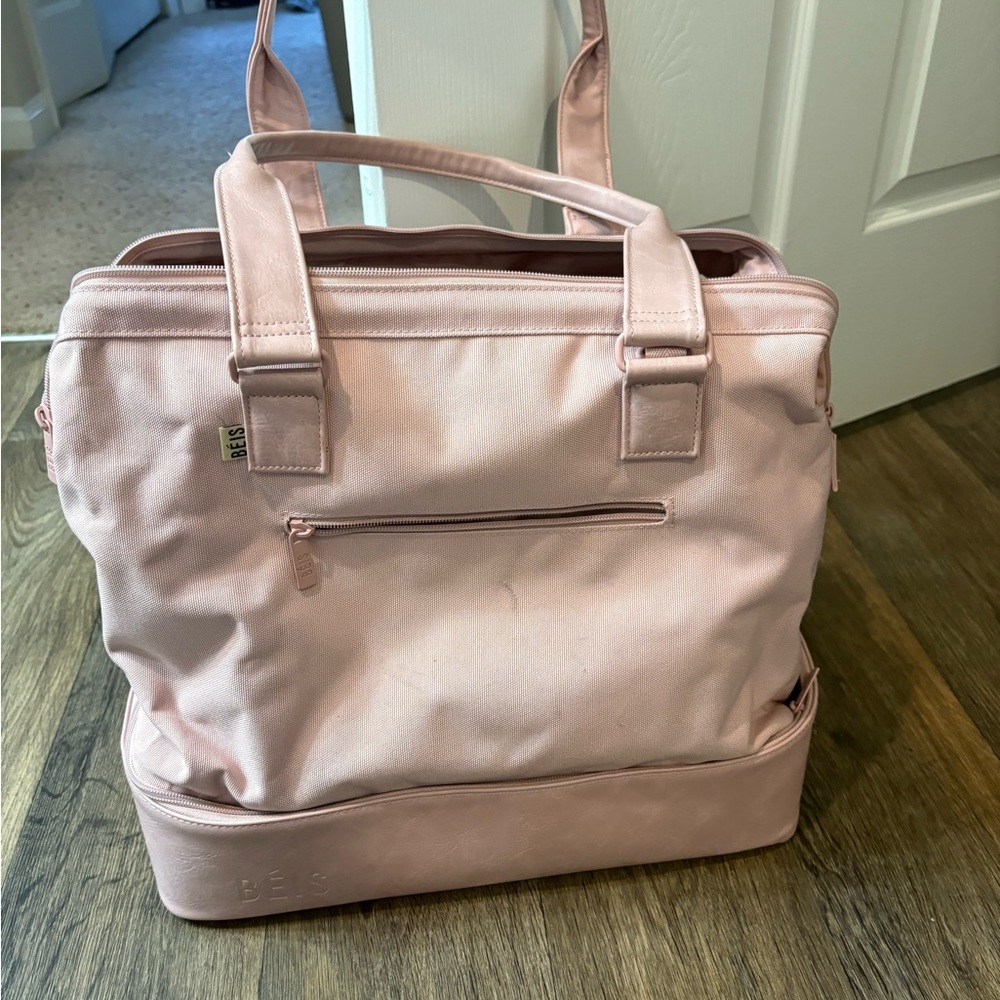 BEIS Blush Pink Travel Tote